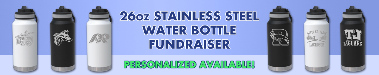 Water Bottle Fundraiser Banner